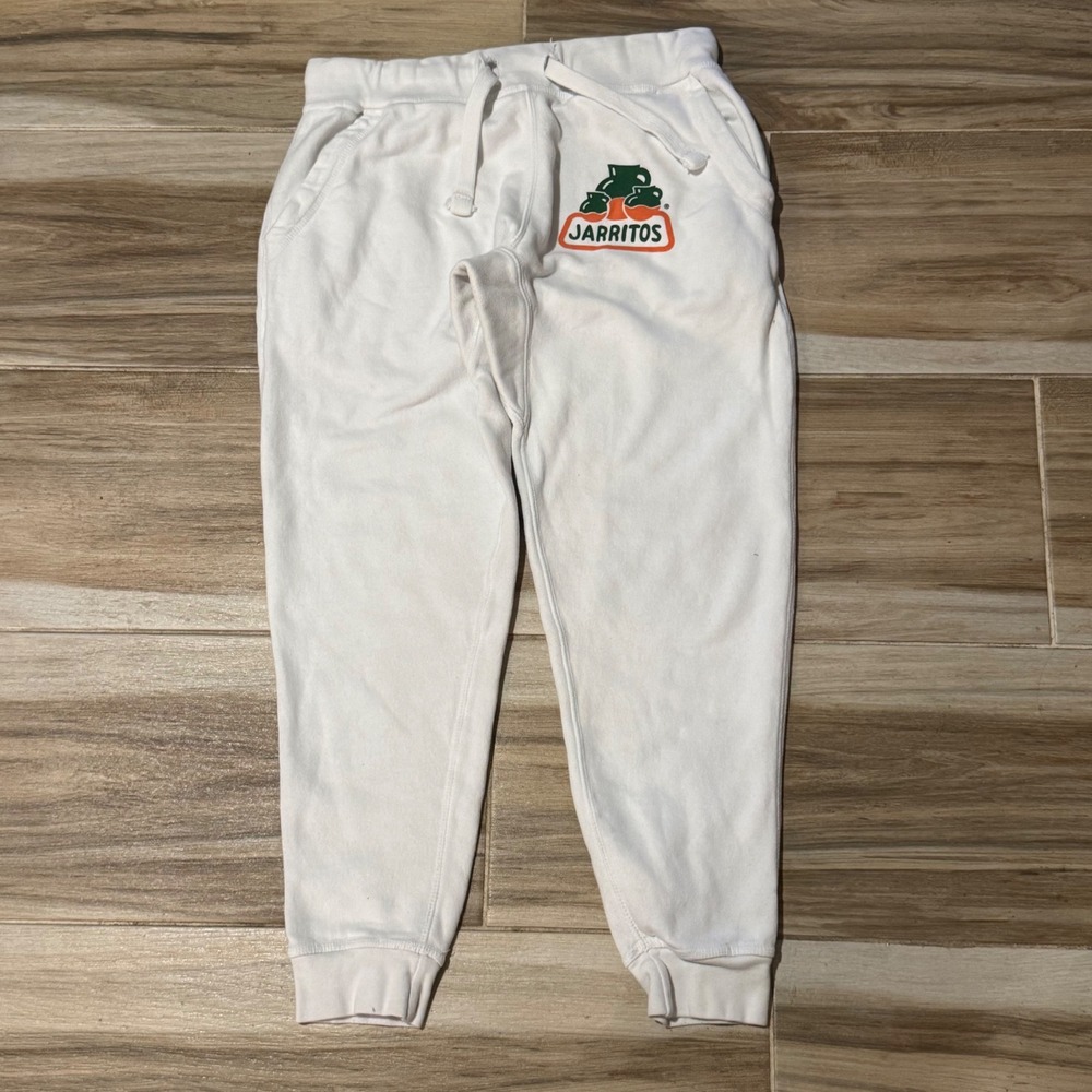 Jarritos Graphic Sweatpants White H3 Sportgear Joggers Mens Medium
